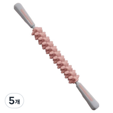 헬씨닷 滾輪指壓按摩棒, 5個, 粉紅色