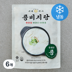 서울콩비지 콩비지탕 (냉동), 450g, 6개