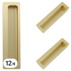 올고르 매립 손잡이 120 골드, 12개