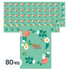 영아트 여아용 알림장 좁은칸 24매, 랜덤 발송, 80개