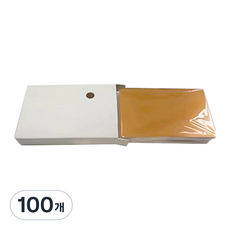 아이딜레이저 파이버 레이저 마킹기 아노다이징 알루미늄 카드 명판, 골드 유광, 100개