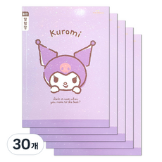 핑크망고 산리오 초등노트 좁은칸 알림장, 쿠로미, 30개