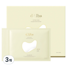 달바 울트라 슬림 클리어 선패치 UPF50+ 4회분, 35g, 3개