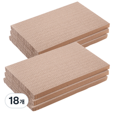 탐사 고양이 스크래쳐 박스리필, 혼합색상, 18개