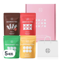 Sunsuhouse 香草茶 4種禮盒+購物袋, 5套, 4種涼茶+購物袋