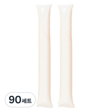 LivingDA 加油棒氣球組, 白色, 90套