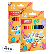 Sina Art 迷你色鉛筆組, 4套, 12色