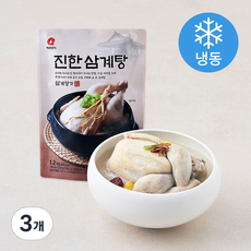 마니커에프앤지 진한 삼계탕 (냉동), 1.2kg, 3개