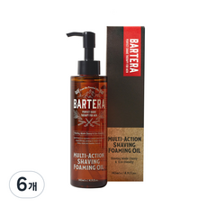 바르테라 멀티 액션 쉐이빙 포밍 오일, 6개, 145ml