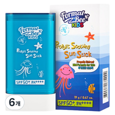 Pomeolbi Kids 兒童蜂膠舒緩防曬棒 SPF50+ PA++++, 19g, 6個