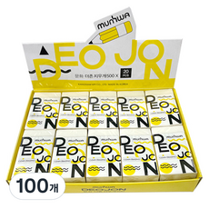 munhwA Deojon 大型橡皮擦, 白色, 100個