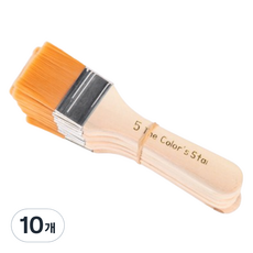 Cozyand 油漆油刷 石膏底漆刷 黃色, 5號, 10個