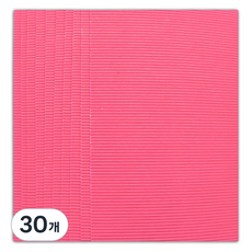 마다꾸미 컬러 골판지, 11 핑크, 30개