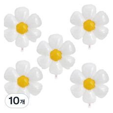 Daily Joy 雛菊生日派對氣球 50 x 40 cm, 白色, 10個