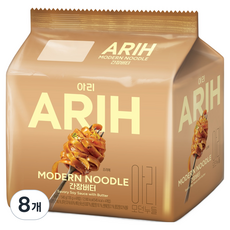 아리 모던누들 간장버터 135g, 8개