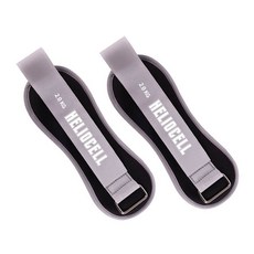 Heliosell 負重帶 手腕 腳踝 啞鈴 沙袋 2入, 黑色, 2kg