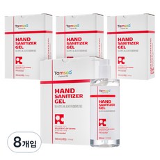 탐사 핸드 새니타이저 겔, 500ml, 8개