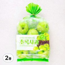 다조은 초록사과, 1.5kg(7~8입), 2봉
