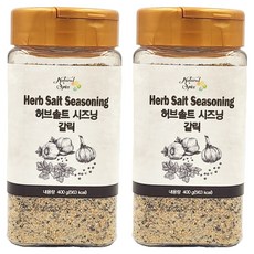내츄럴스파이스 허브솔트시즈닝 갈릭, 400g, 2개
