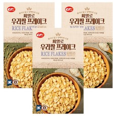 씨알로 우리쌀프레이크 시리얼, 3개, 490g
