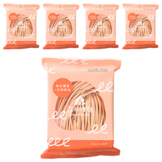 森林麵食 鮮紅蘿蔔乾麵 古味麻油醬, Q彈耐煮不易爛, 5包