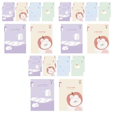 PENPIA 800 小學裝訂 6格 國語筆記本, 隨機出貨, 60個