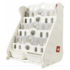 lilikoko 哩哩摳摳 兒童書架, 7層, 白灰色