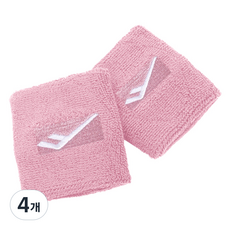 프로스펙스 테리 손목 밴드, 핑크, 4개