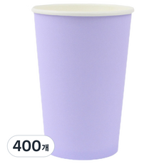 아이엔피 파스텔 종이컵 라벤더 390ml, 100개입, 4개