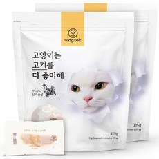 와그작 고양이는 고기를 더 좋아해 21p, 닭가슴살, 315g, 2개