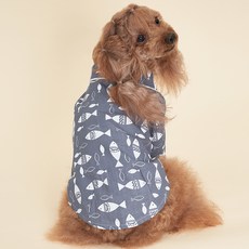 DOG-i 寵物圖案睡衣, 灰色