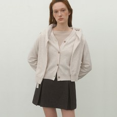 AtelierNain 女款V領紐釦針織開襟衫 CD-2138