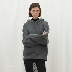 아틀리에나인 여성용 에뜨레 피그먼트 다잉 딥 후디 T-6938