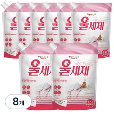 Tamsaa 羊毛洗衣精中性洗衣精補充包, 1.5L, 8個