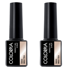 Colorpia 一步式糖漿感凝膠美甲, 2個, S003 奶茶, 6g