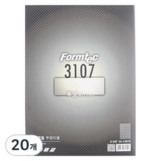폼텍 잉크젯 투명 라벨지 IC-3107, 16칸, 20개