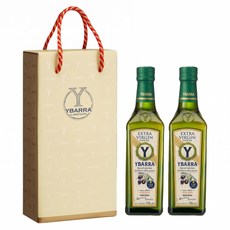 YBARRA 特級初榨橄冷壓欖油 雙入禮盒組, 500ml, 1組