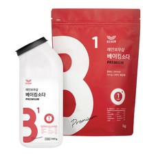 REBOW 優質小蘇打灑灑瓶 500g + 補充包 1kg, 1套