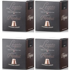 Legato Nespresso 榛果濃縮膠囊咖啡, 5.6g, 10顆, 4盒