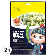 鹹蛋黃風味脆青豆, 220g, 2袋