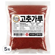 복이네먹거리 고춧가루 보통맛 반찬용 상, 200g, 5개