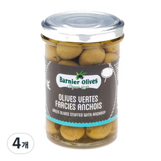 바르니에 엔초비 그린올리브, 215g, 4개