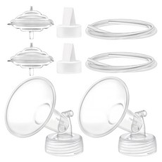 maymom 電動吸乳器4in1全配組 Avent/貝瑞克/優合/馨乃樂部分機型適用 24mm, 1組, 透明色