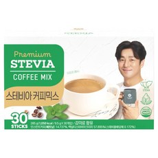 맥널티커피 스테비아 커피믹스, 9.5g, 30개입, 1개