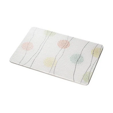 MBM 第二代水洗式高效吸水珪藻土地墊 流光溢彩, 1個