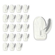 디블릭 무타공 다용도 일체형 후크걸이, 20개