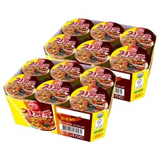 OTOKI 不倒翁 迷你杯裝金螃蟹海鮮風味炒碼湯麵, 12入