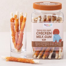 탐사 치킨말이 우유 스틱껌 500g, 1개