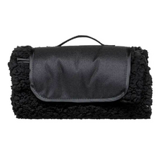 Sagaform 長型毛絨坐墊 聚酯纖維 有滾灰/單棕/三色可供選擇, 黑色, 150 x 50cm