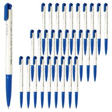 TOWO 東文 天生贏家 OP-100 中油筆 0.7mm 30支入, 藍色, 1盒